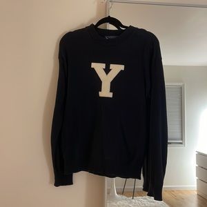 Yale Navy Blue Knit Sweater